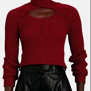 WYNN HAMLYN loop neck knit top